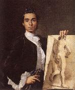 MELeNDEZ, Luis Portrait of the Artist g Spain oil painting artist